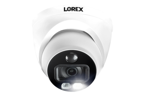 Lorex 4K 8-Channel Wired DVR System with 8 Active Deterrence Dome Security Camera