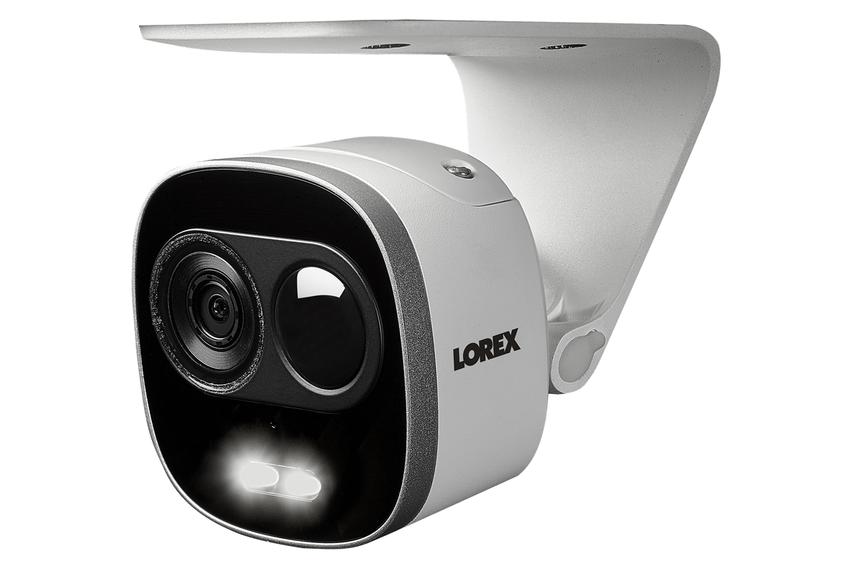 4K Ultra HD IP Camera System with 6 Active Deterrence Security Cameras, 130ft Night Vision