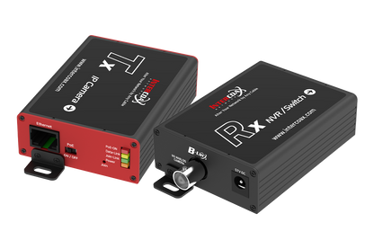 Long Range Ethernet over Coaxial Converter  with POE Extender Capability (4000ft end-to-end)