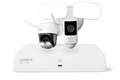 Lorex Wireless Fusion - NVR 4K+ avec projecteur Wi-Fi 2K et caméra panoramique/inclinaison extérieure Wi-Fi 2K