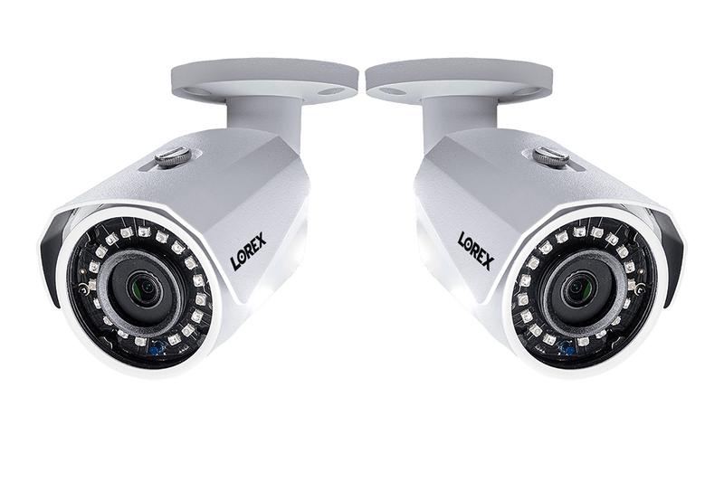 2K (5MP) Super HD Weatherproof Night Vision Security Camera (2-pack)