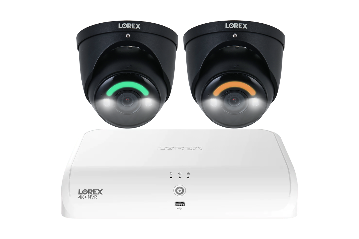 Lorex Fusion Series 4K+ 16 Channel (8 Wired + 8 Fusion Wi-Fi) 2TB Wired System with H16 Wired 4K IP Dome Cameras
