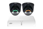 Lorex Fusion Series 4K+ 16 Channel (8 Wired + 8 Fusion Wi-Fi) 2TB Wired System with H16 Wired 4K IP Dome Cameras