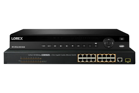 4K Ultra HD 32-Channel Security NVR with Lorex Cloud Connectivity and 8TB Hard Drive