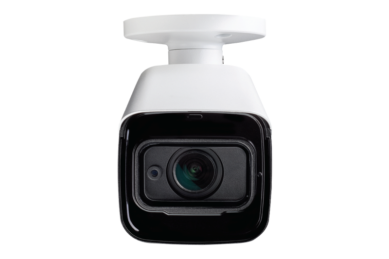 4K Ultra HD Home Surveillance System with 6 Motorized Varifocal 4x Optical Zoom Lens Security Cameras