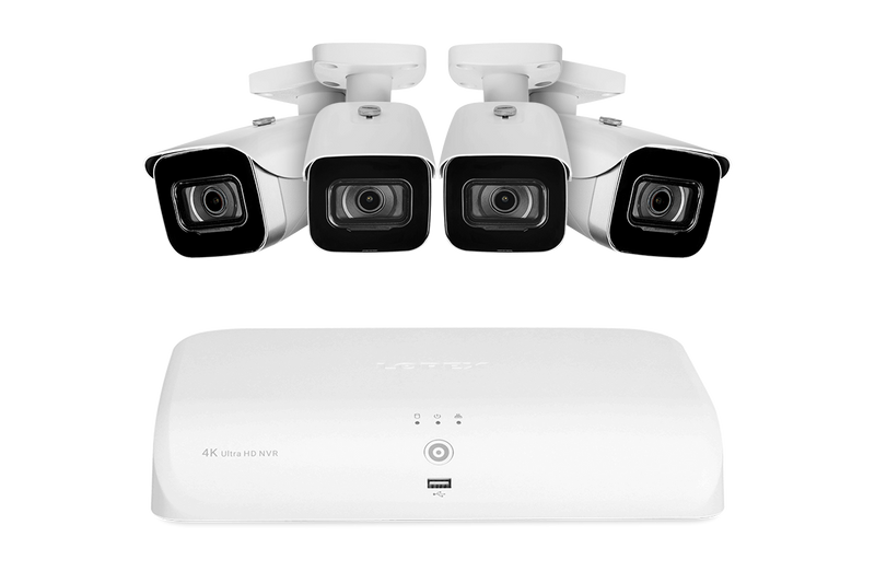 Lorex 4K 8-Channel 2TB Wired NVR System with Bullet Cameras