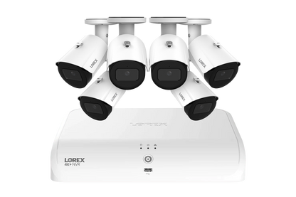 Lorex Fusion Series 4K 16 Camera Capable (8 Wired + 8 Fusion Wi-Fi) 2TB Wired System with A14 IP Bullet Cameras - White 6