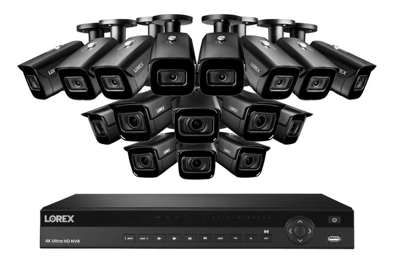 Lorex Nocturnal 4K 16-Channels 4TB NVR System with Motorized Varifocal and Audio Cameras