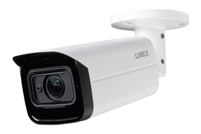 4K Ultra HD Home Surveillance System with 6 Motorized Varifocal 4x Optical Zoom Lens Security Cameras