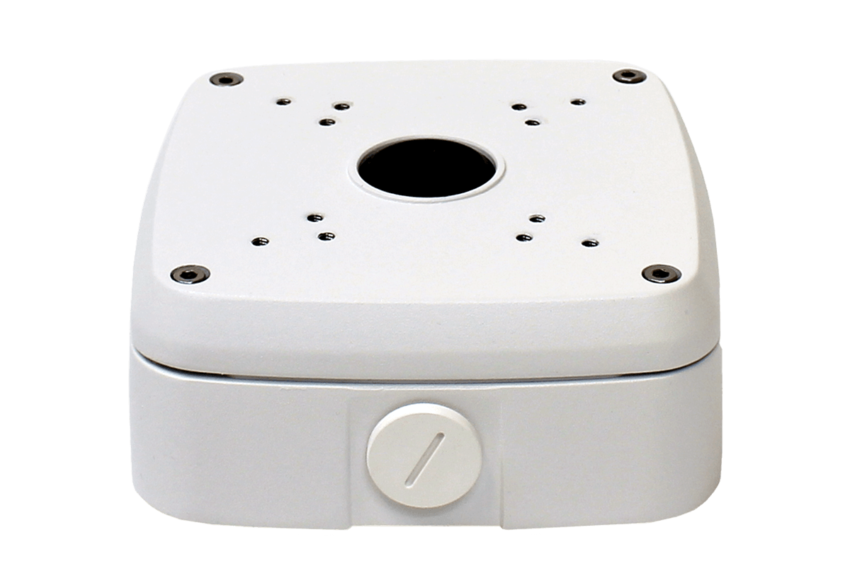 Outdoor Junction Box for 4 Screw Base Cameras (Gray)