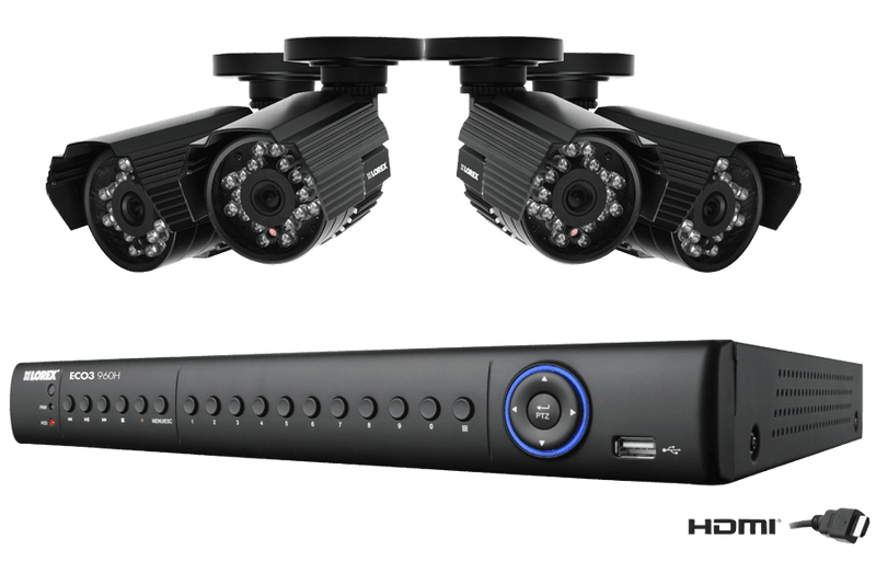 8 Channel Eco3 security system with 960H recording resolution