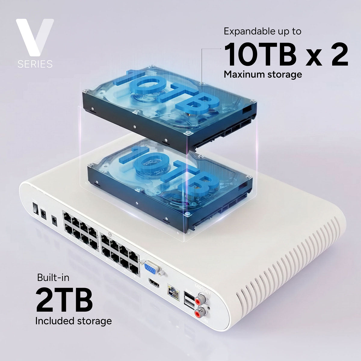 NVR Lorex Connect VF 4K 16 canaux – 2 To