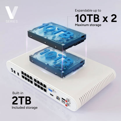 NVR Lorex Connect VF 4K 16 canaux – 2 To