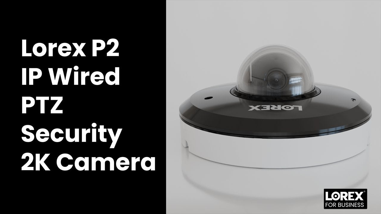 Lorex 2K (4MP) IP Wired PTZ Security Camera with AI Detection and 4x O