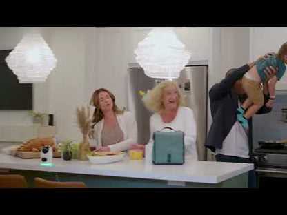 Caméra de sécurité Wi-Fi intérieure à double objectif Lorex 2K avec fonction panoramique et inclinaison