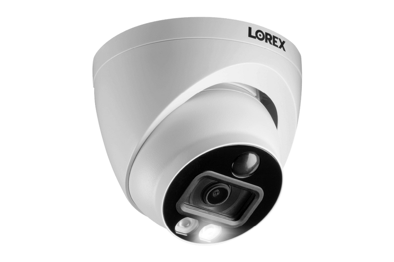 1080p HD 8-Channel Security System with 4 1080p Active Deterrence Security Cameras, Advanced Motion Detection and Smart Home Voice Control - Lorex Technology Inc.