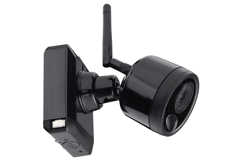 1080p Outdoor Wireless Camera System, 4 Rechargeable Wire Free Battery Powered Black Cameras, 75ft Night Vision, 1TB Hard drive, No Monthly Fees - Lorex Technology Inc.