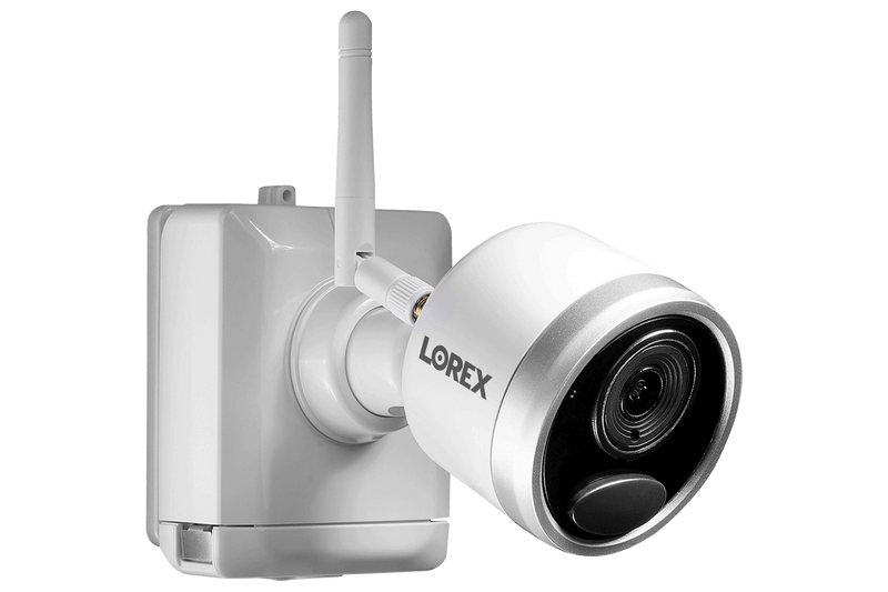 1080p Wire Free Camera System with 4 Battery Operated Cameras, 65ft Night Vision, Mic and Speaker for Two-Way Audio - Lorex Technology Inc.