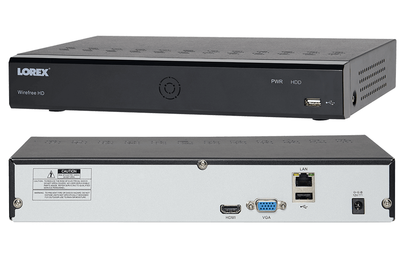 1080p Wire Free Camera System with Six Battery Powered Metal Cameras, 65ft Night Vision, Two-Way Audio, and a 1TB Hard Drive - Lorex Technology Inc.