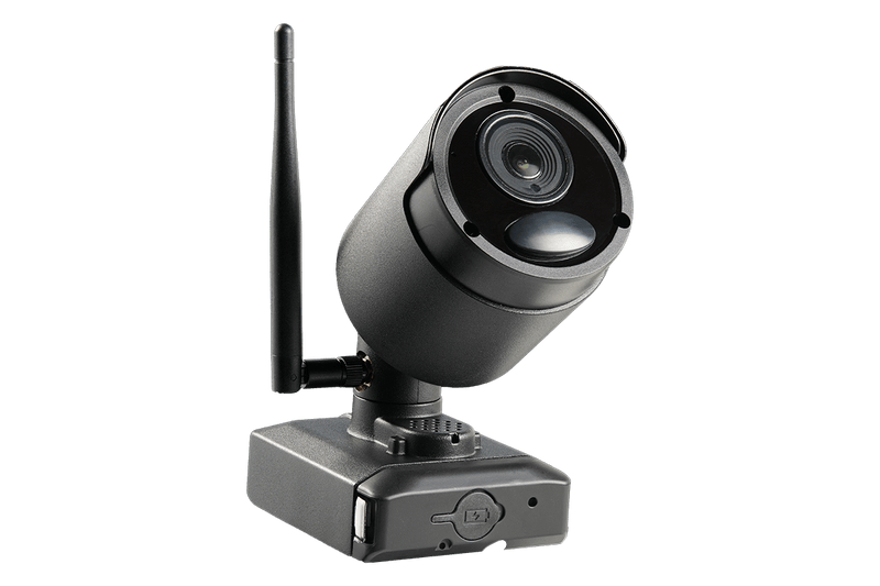 1080p Wire Free Camera System with Three Battery Powered Metal Cameras, 65ft Night Vision, Two-Way Audio, and a 1TB Hard Drive - Lorex Technology Inc.