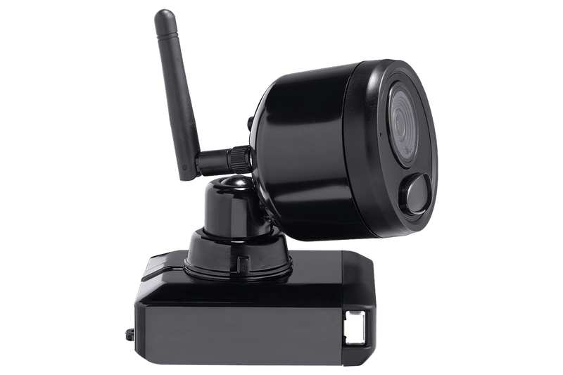 1080p Wire Free Camera System with Two Battery-Powered Black Cameras, 75ft Night Vision, Two-Way Audio - Lorex Technology Inc.