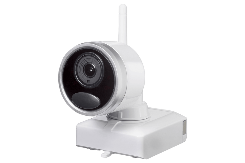 1080p Wire Free Camera System with Two Battery-Powered White Cameras, 65ft Night Vision, Two-Way Audio - Lorex Technology Inc.