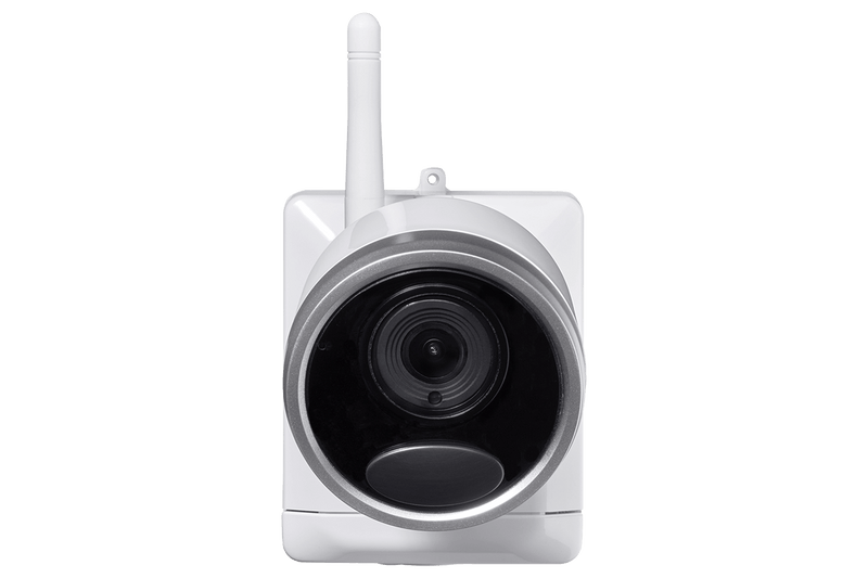 1080p Wire Free Camera System with Two Battery-Powered White Cameras, 65ft Night Vision, Two-Way Audio - Lorex Technology Inc.