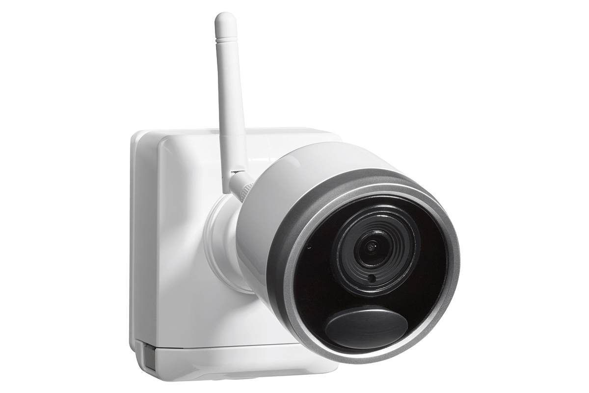 1080p Wireless camera system with 2 battery operated wire-free cameras, 65ft night vision, mic and speaker for two way audio, No Monthly Fees - Lorex Technology Inc.