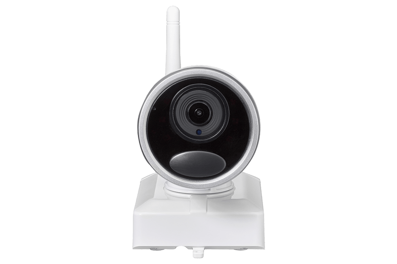 1080p Wireless camera system with 4 battery operated wire-free cameras, 65ft night vision, mic and speaker for two way audio, No Monthly Fees - Lorex Technology Inc.
