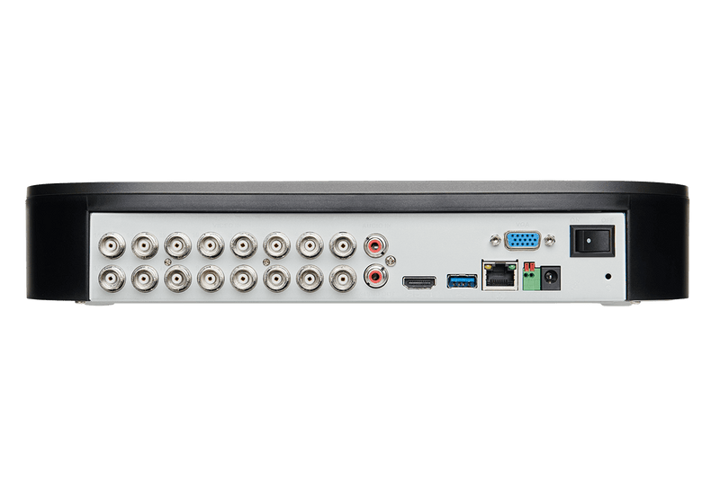 16-Channel 4K DVR Security System with 16 Ultra HD 4K (8MP) Outdoor Metal Audio Cameras, 135ft Color Night Vision - Lorex Technology Inc.