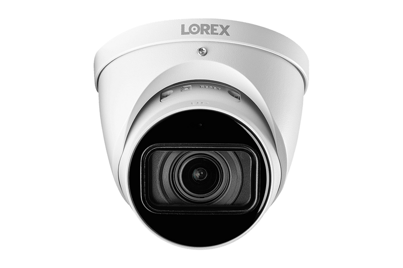 16-Channel 4K Nocturnal NVR System with Eight Audio Domes and Eight Motorized Varifocal Smart IP Cameras - Lorex Technology Inc.