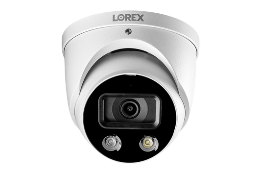 16-Channel 4K Ultra HD Fusion NVR IP System with Smart Deterrence Dome Cameras - Lorex Technology Inc.
