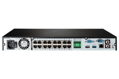 16-Channel 4K Ultra HD Fusion NVR System with 9 Smart Deterrence IP Cameras, 4TB Hard Drive - Lorex Technology Inc.