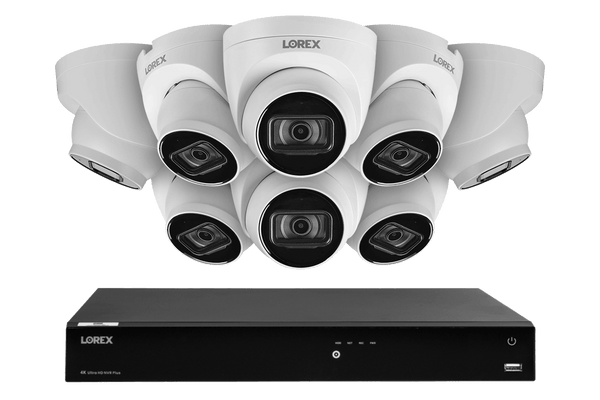 16-Channel Fusion NVR System with 4K (8MP) IP Dome Cameras with Listen-In Audio - Lorex Technology Inc.