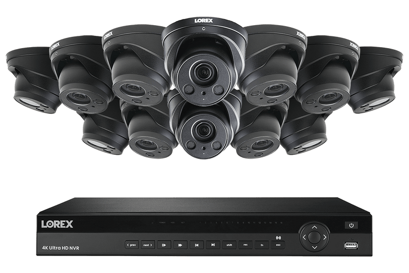 16-Channel NVR System with Twelve 4K (8MP) Nocturnal IP Varifocal Cameras - Lorex Technology Inc.