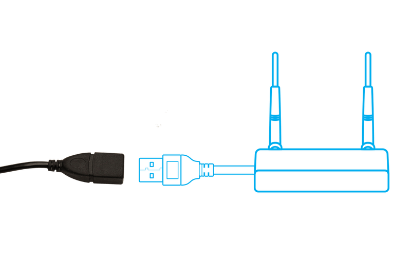 25ft Weatherproof USB Extension Cable for Lorex Wireless Receiver - Lorex Technology Inc.
