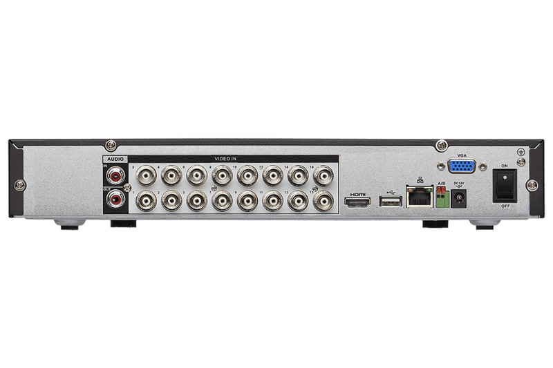 2K HD (2 x 1080p) MPX Security DVR - 16 Channel, 3TB Hard Drive, Works with Older BNC Analog Cameras, CVI, TVI, AHD - Lorex Technology Inc.