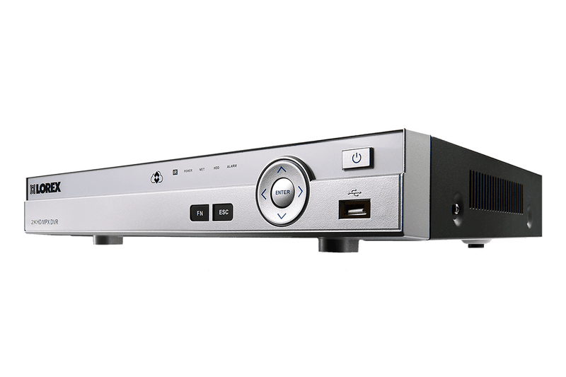 2K HD (2 x 1080p) MPX Security DVR - 8 Channel, 2TB Hard Drive, Works with Older BNC Analog Cameras, CVI, TVI, AHD - Lorex Technology Inc.