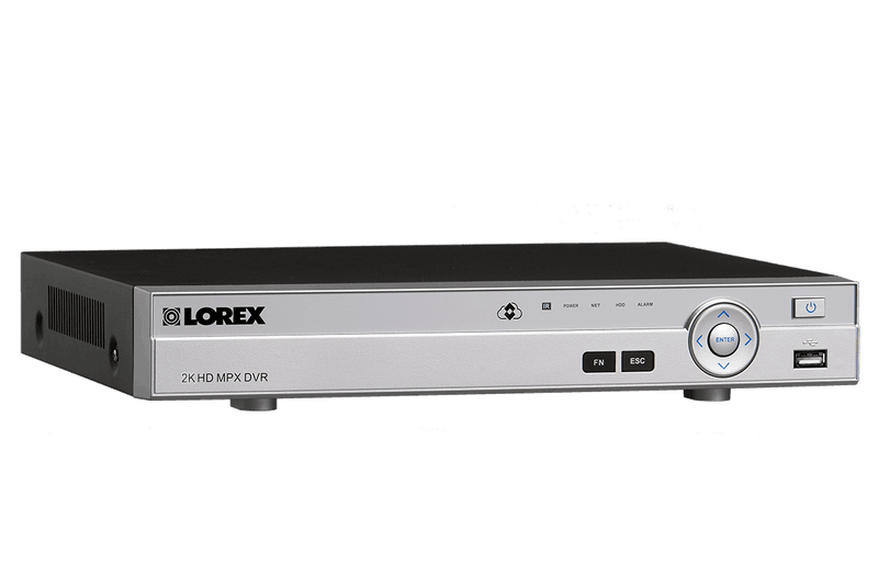 2K HD (2 x 1080p) MPX Security DVR - 8 Channel, 2TB Hard Drive, Works with Older BNC Analog Cameras, CVI, TVI, AHD - Lorex Technology Inc.