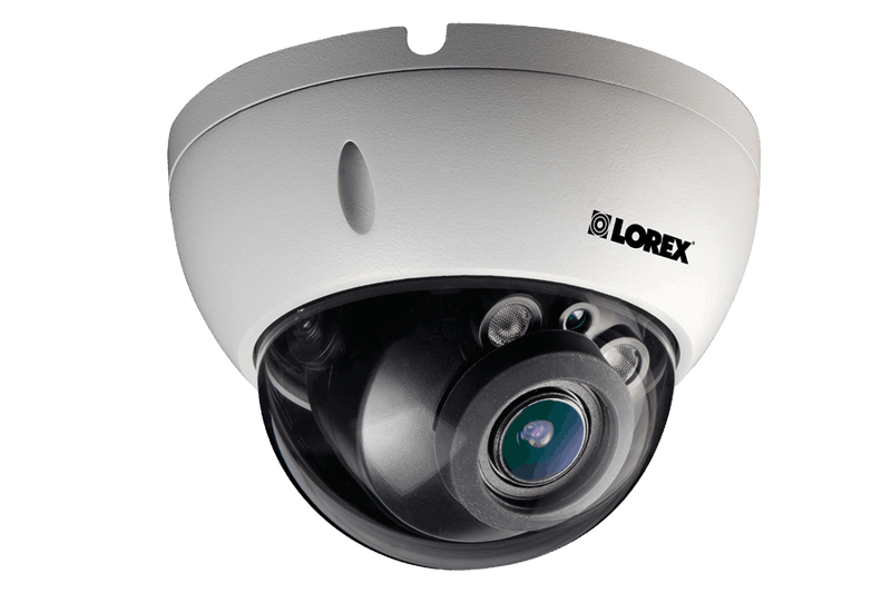 2K Resolution IP Camera System with Monitor and 2 Domes - Lorex Technology Inc.