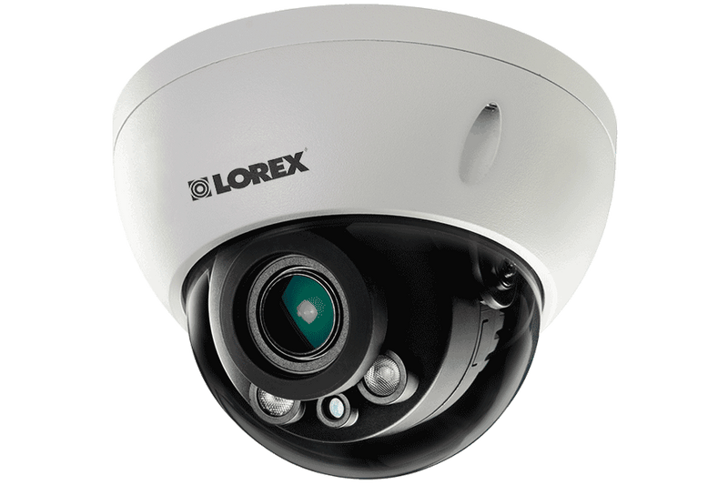 2K Resolution IP Camera System with Monitor and 2 Domes - Lorex Technology Inc.
