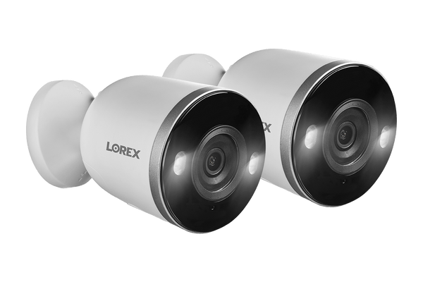 2K Spotlight Indoor/Outdoor Wi-Fi Security Camera 2-pack - Lorex Technology Inc.