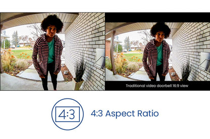 2K Wi-Fi Video Doorbell with Person Detection (Wired) - Lorex Technology Inc.