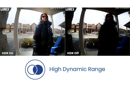 2K Wi-Fi Video Doorbell with Person Detection (Wired) - Lorex Technology Inc.