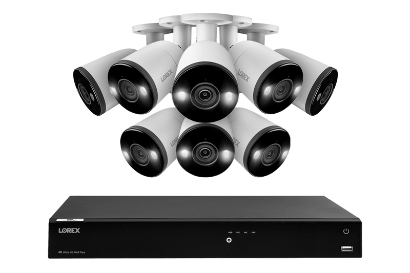 4K 16-Channel 3TB Wired NVR System with Smart Deterrence Cameras - Lorex Technology Inc.