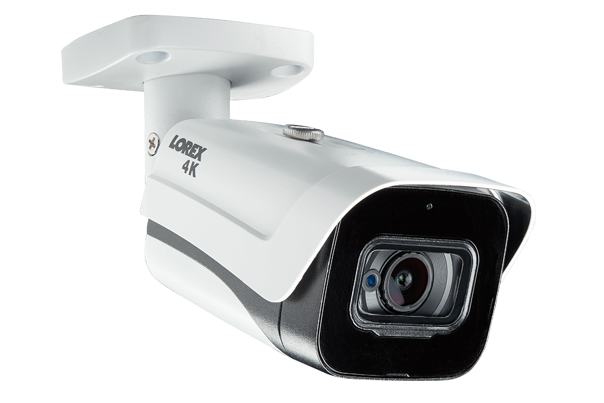 4K (8MP) Ultra HD Outdoor Metal Security Cameras with Audio & 150ft Color Night Vision (2-Pack) - Lorex Technology Inc.