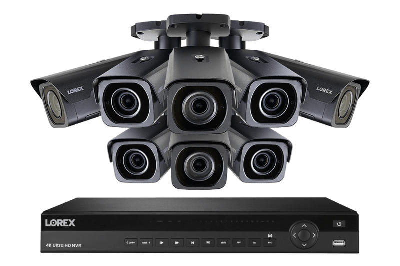 4K Nocturnal IP NVR System with 32-channel NVR, 4K IP Motorized Zoom Bullet Cameras, 250FT Night Vision - Lorex Technology Inc.