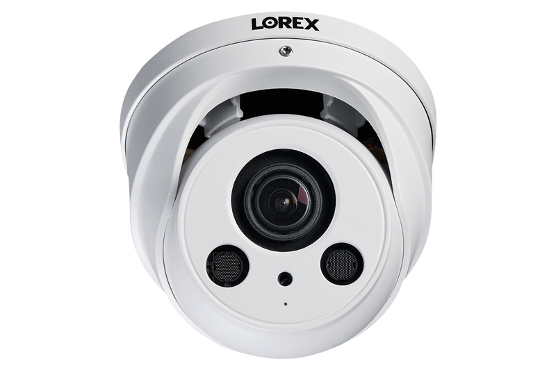 4K Nocturnal IP NVR System with Four Outdoor 4K (8MP) IP Bullet and Four 4K Audio Dome Cameras, 4x Optical Zoom and 250FT Night Vision - Lorex Technology Inc.