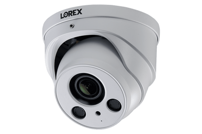 4K Nocturnal IP NVR System with Four Outdoor 4K (8MP) IP Bullet and Four 4K Audio Dome Cameras, 4x Optical Zoom and 250FT Night Vision - Lorex Technology Inc.