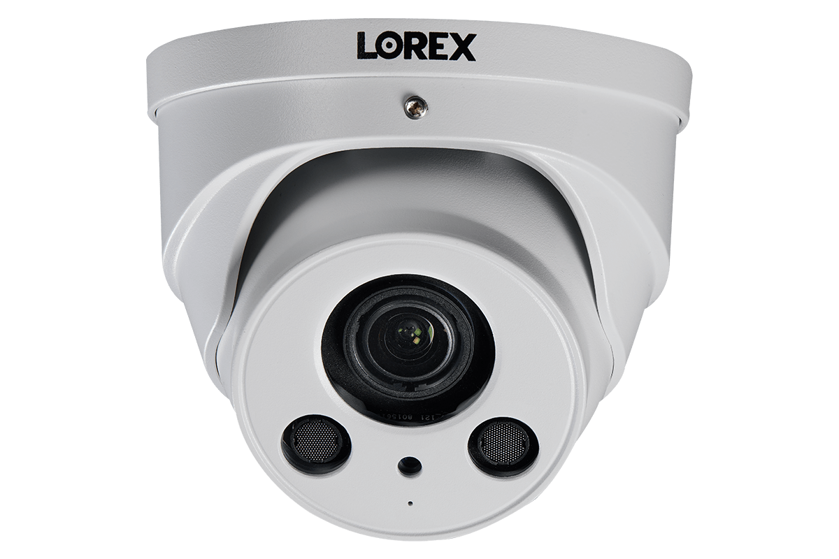4K Nocturnal IP NVR System with Four Outdoor 4K (8MP) IP Bullet and Four 4K Audio Dome Cameras, 4x Optical Zoom and 250FT Night Vision - Lorex Technology Inc.
